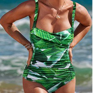 Womens One Piece Tummy Control Swimsuit